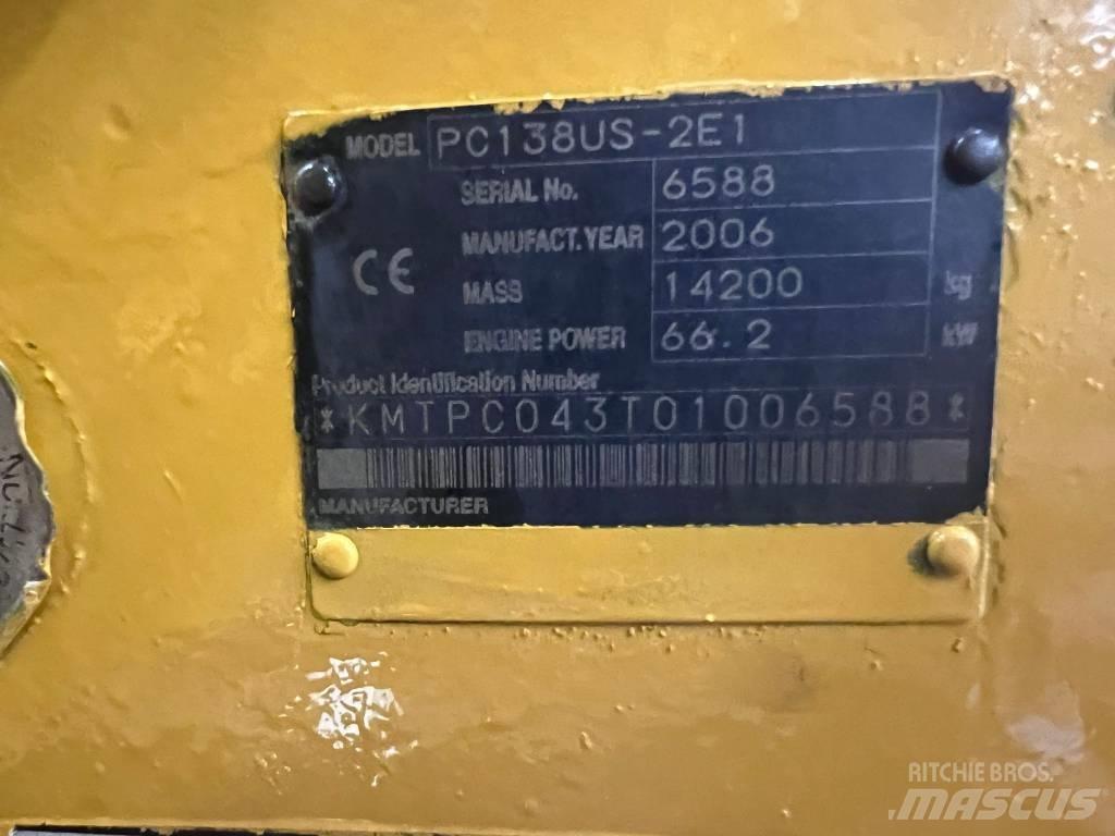 Komatsu PC 138 US Гусеничні екскаватори
