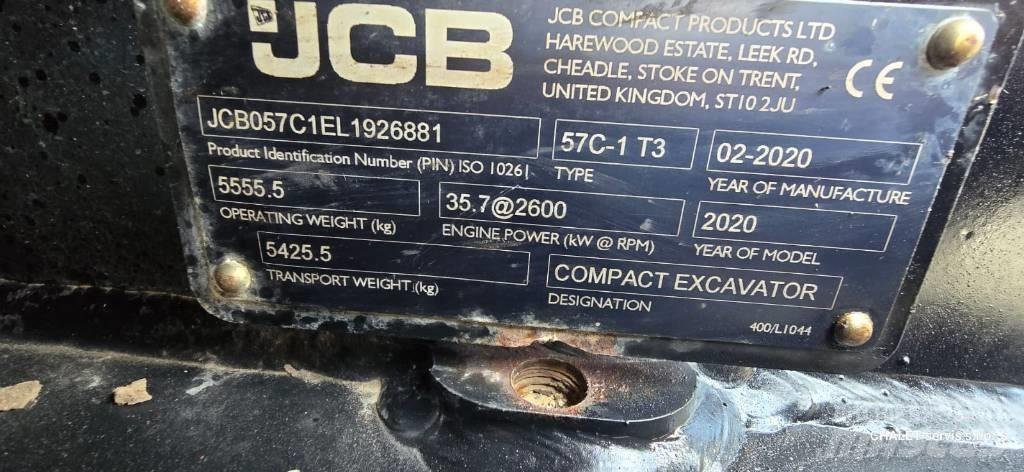 JCB 57 C-1 Міні-екскаватори < 7т