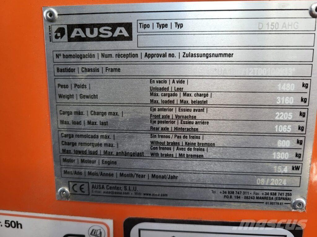 Ausa D150AHG Кар`єрні самоскиди