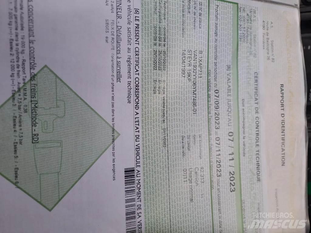 Steyr 19KP Вантажівки з гаковим підйомом