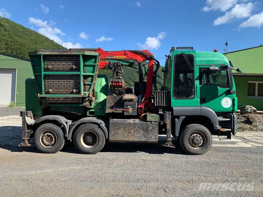 JENZ MAN TGS 6x4 Подрібнювачі деревини