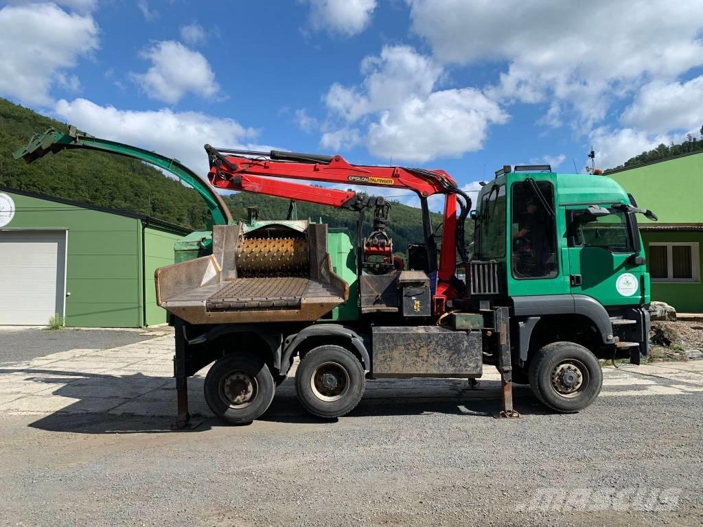 JENZ MAN TGS 6x4 Подрібнювачі деревини