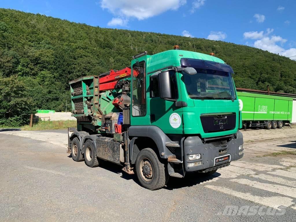 JENZ MAN TGS 6x4 Подрібнювачі деревини