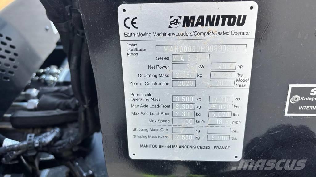Manitou MLA 5-50 H Багатофункціональне обладнання для вантажних і землекопальних робіт