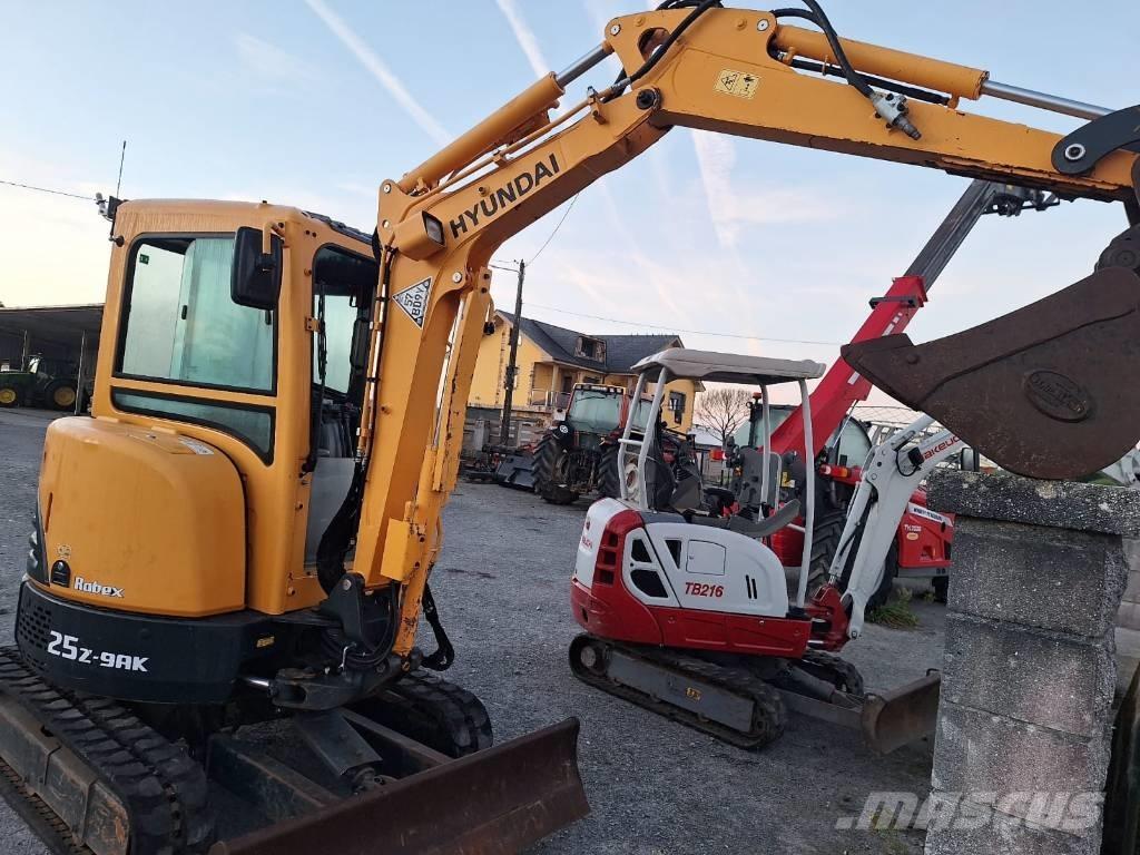 Hyundai 25 Z-9 AK Міні-екскаватори < 7т