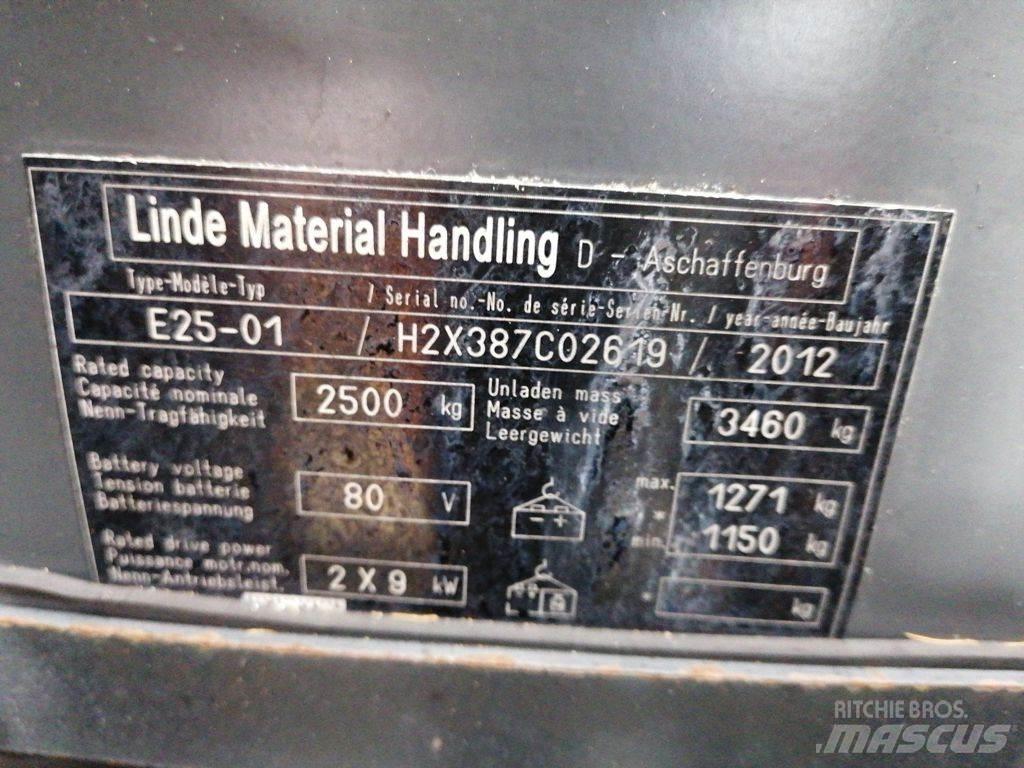 Linde E25-01 Електронавантажувачі