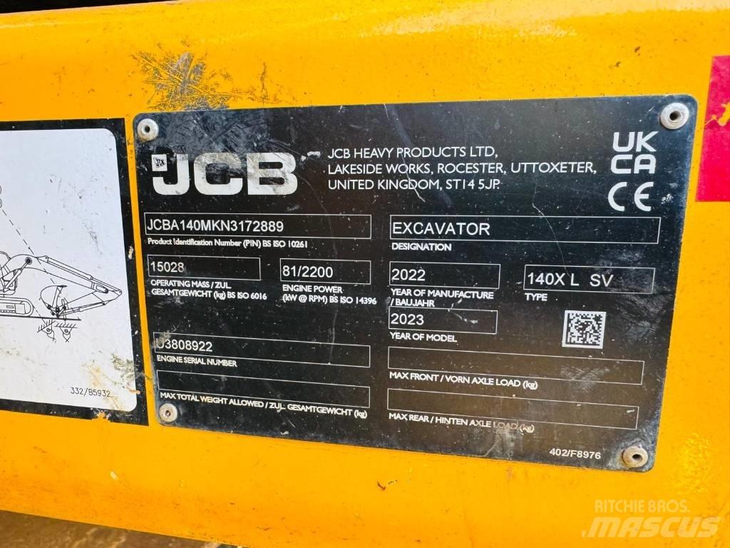 JCB 140 X Гусеничні екскаватори