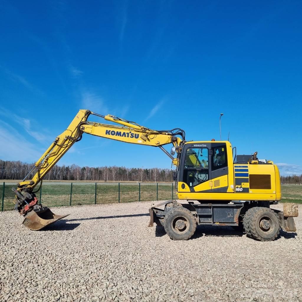Komatsu PW160 - 11 Колісні екскаватори