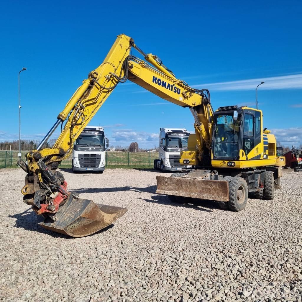 Komatsu PW160 - 11 Колісні екскаватори