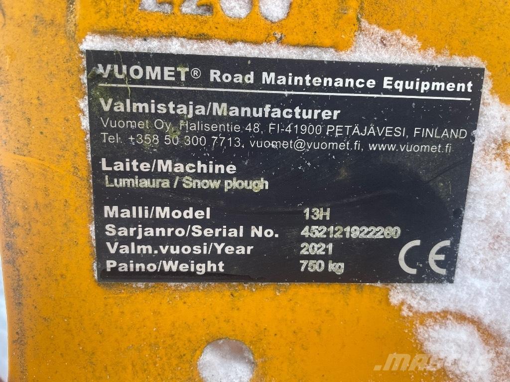  Vuomet 13 H Lumiaura Снігоочищувальні ножі та плуги