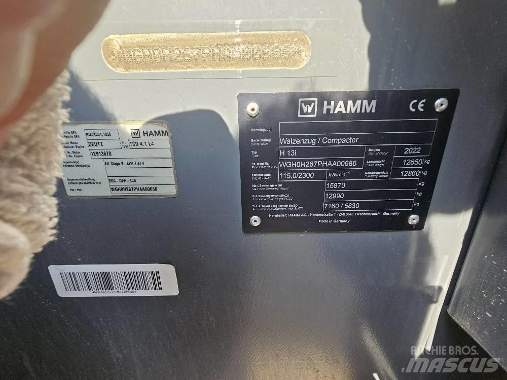 Hamm H13 i Грунтові котки