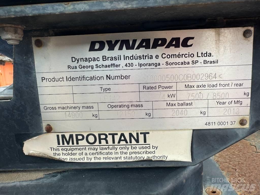 Dynapac CP 142 Пневматичні катки