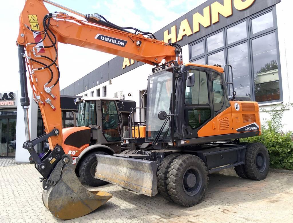 Doosan DX140W-7 Колісні екскаватори