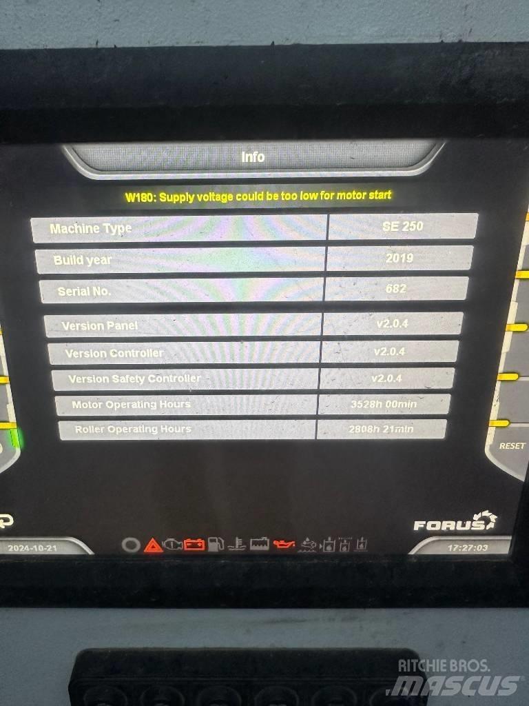 Forus SE250 Знищувачі сміття  (шредери)