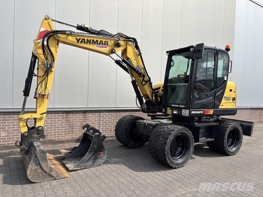 Yanmar B75W Колісні екскаватори