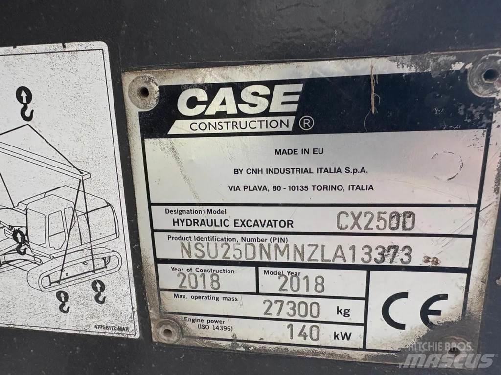 CASE CX250D Гусеничні екскаватори