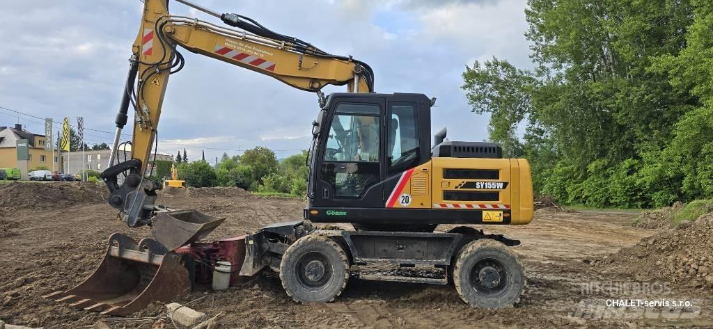 Sany SY 155 W Колісні екскаватори
