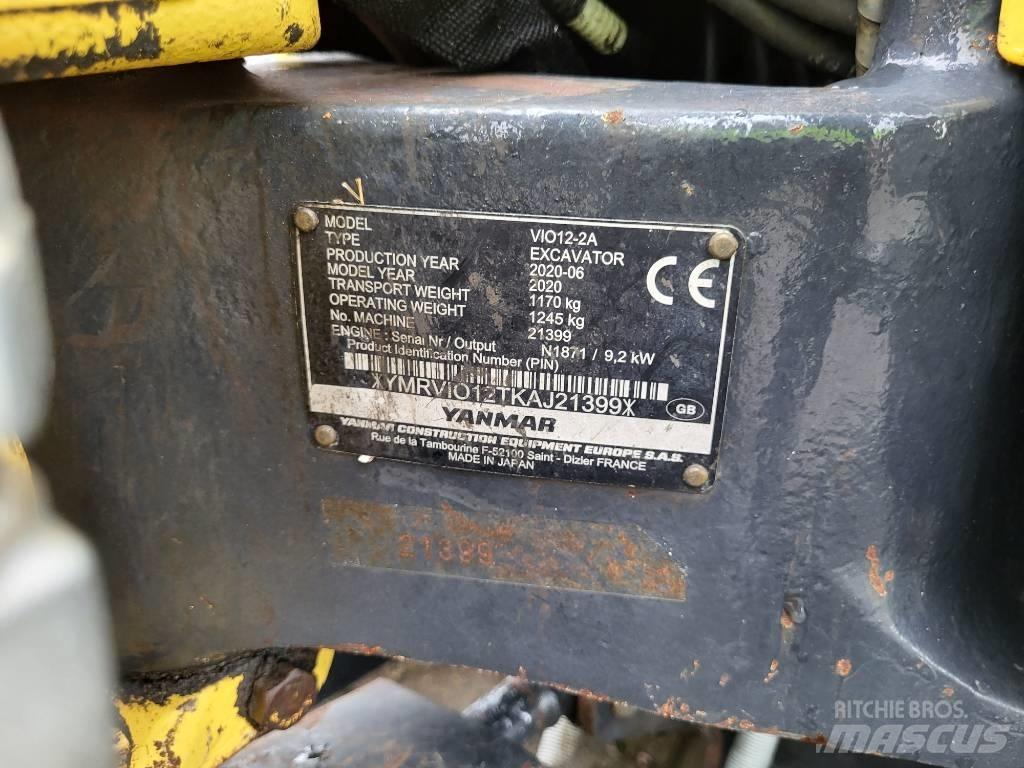 Yanmar VIO12 Міні-екскаватори < 7т