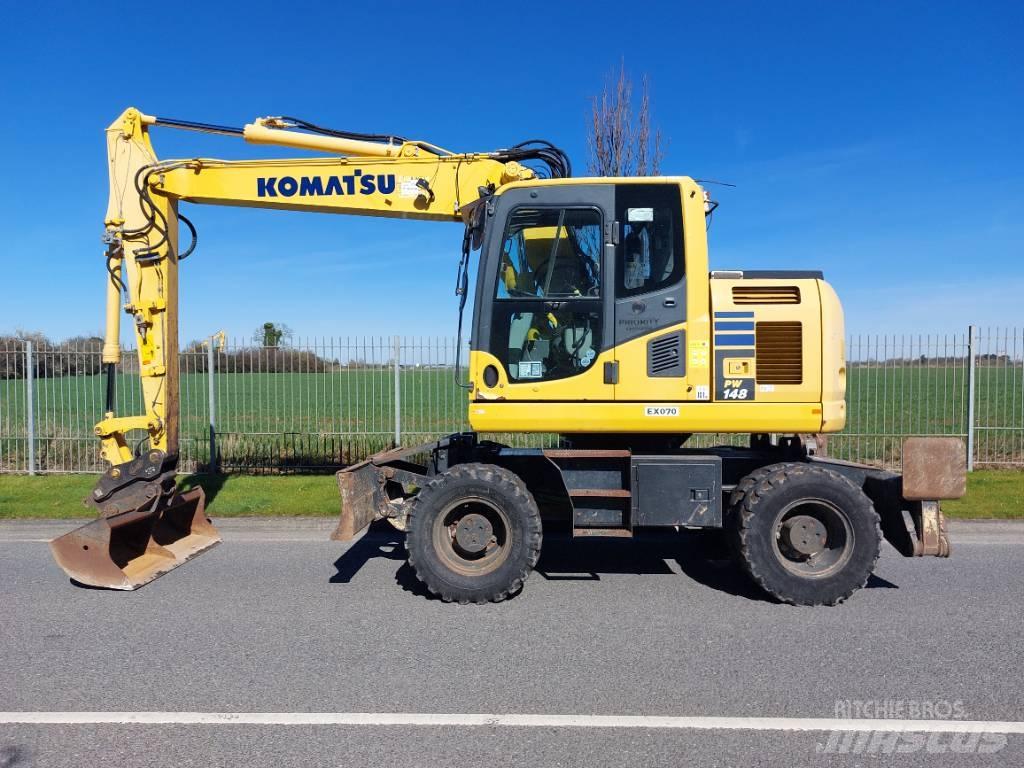 Komatsu PW148-10 Колісні екскаватори