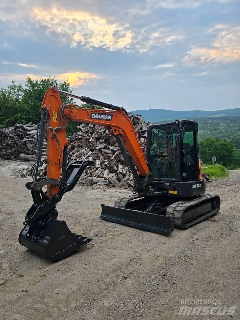 Doosan DX 50 Z Міні-екскаватори < 7т