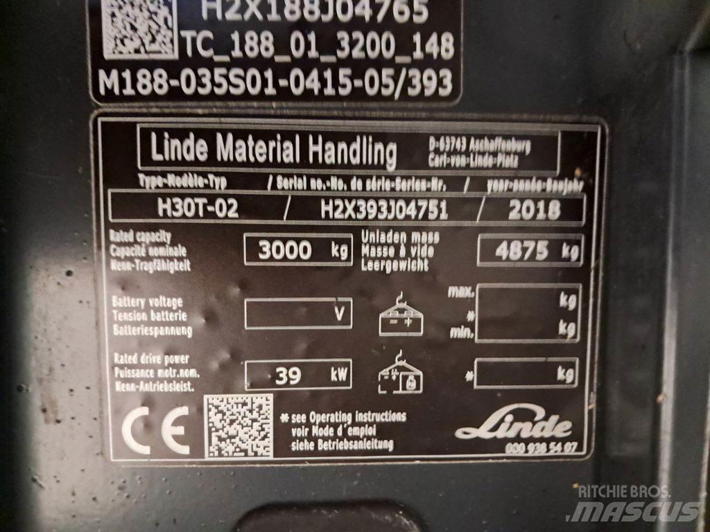 Linde H30T-02 Газові навантажувачі