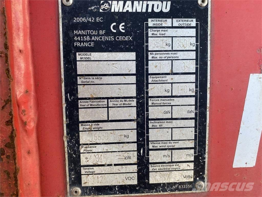 Manitou 280TJ Колінчаті підйомники