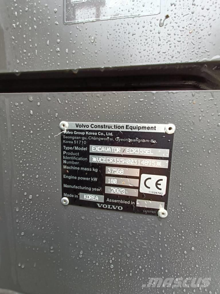 Volvo ECR 355 EL Гусеничні екскаватори