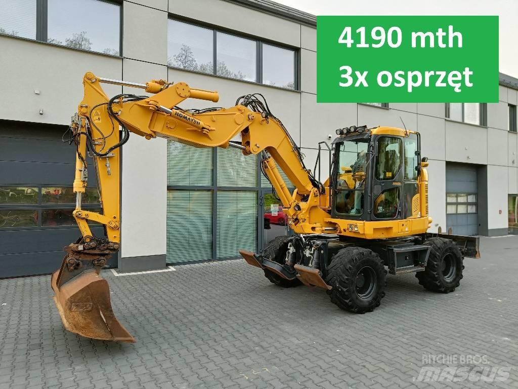 Komatsu PW118 MR-11 Колісні екскаватори