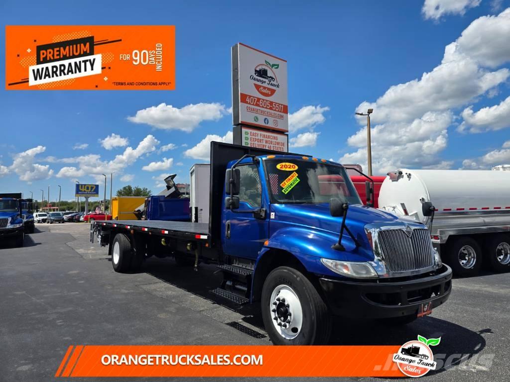 International MV607 Вантажівки-платформи/бокове розвантаження