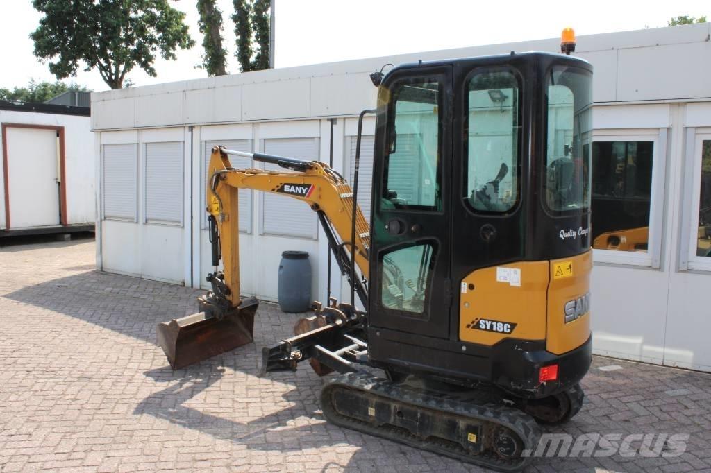 Sany SY 18 C Міні-екскаватори < 7т