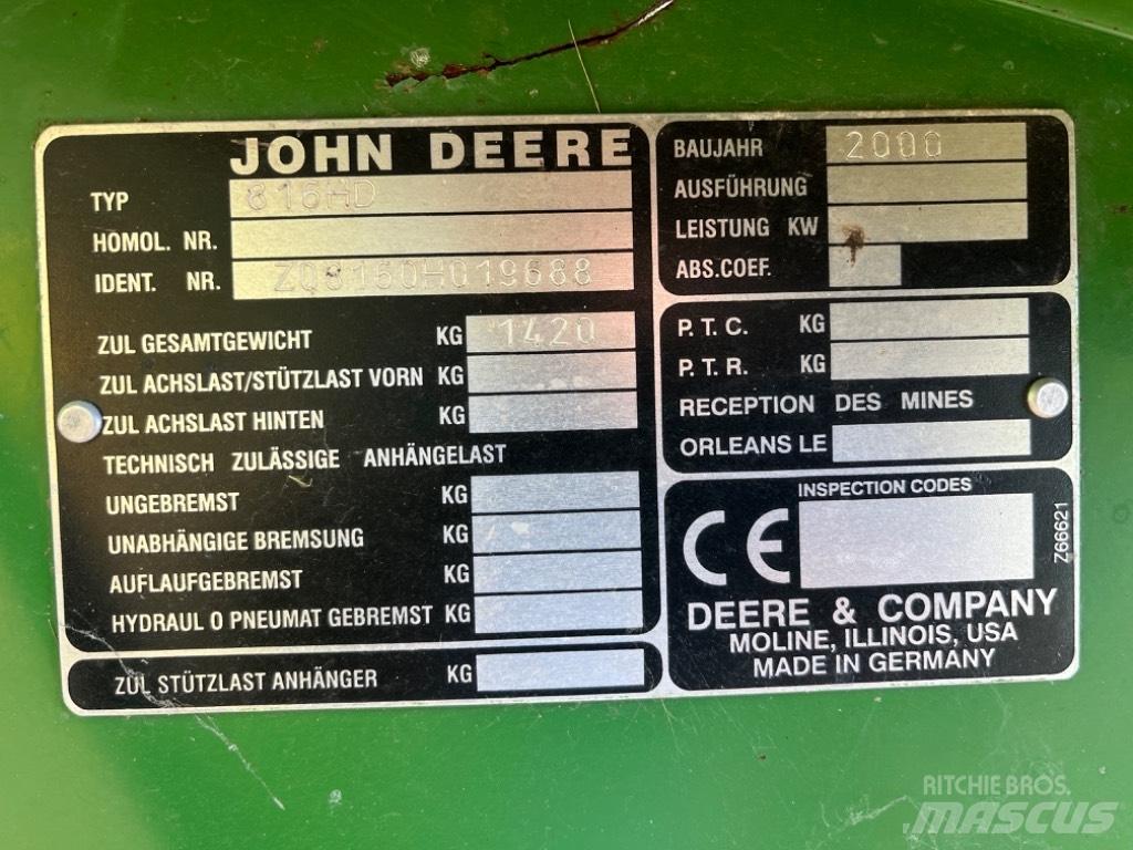 John Deere 2256 Зернозбиральні комбайни