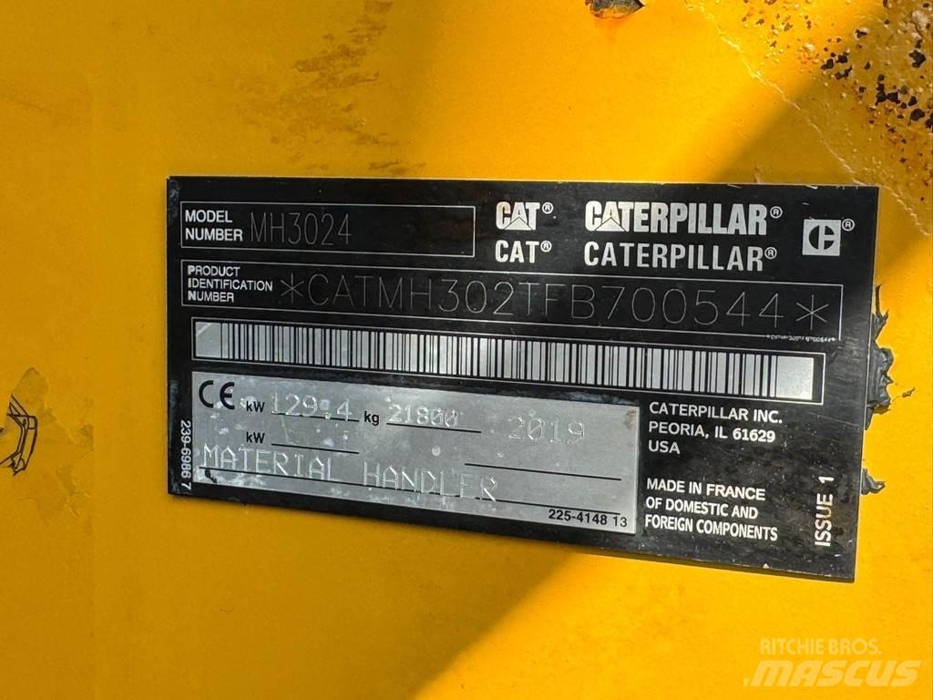 CAT MH3024 Перевантажувачі металобрухту/промислові навантажувачі