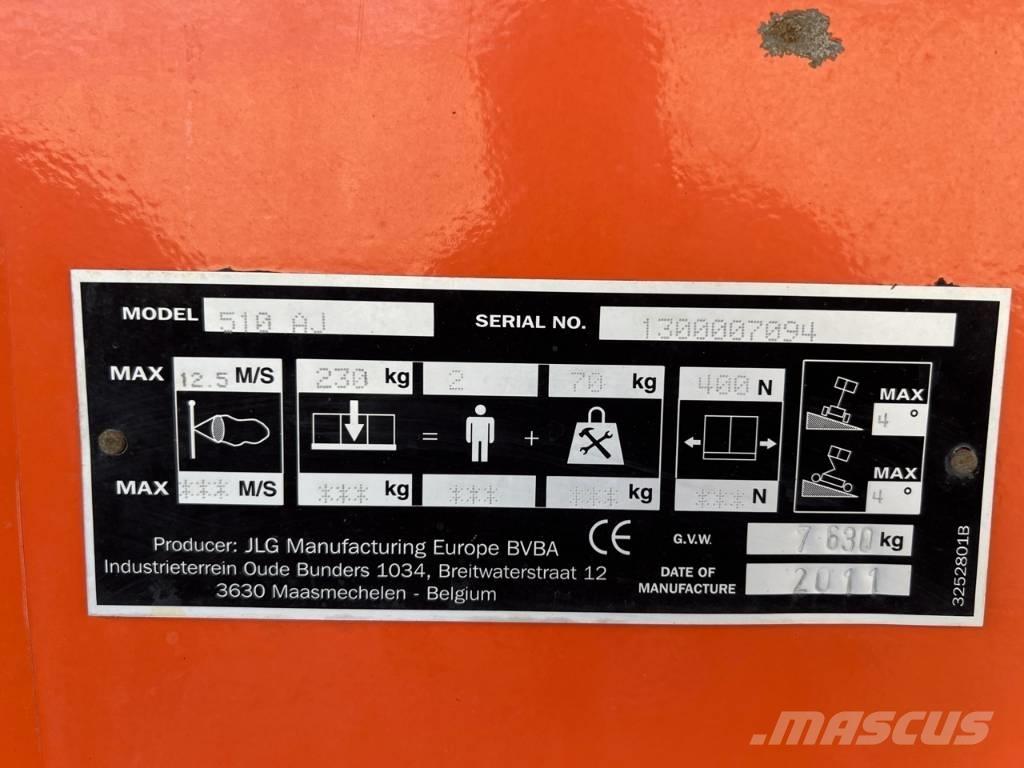 JLG 510 AJ Колінчаті підйомники