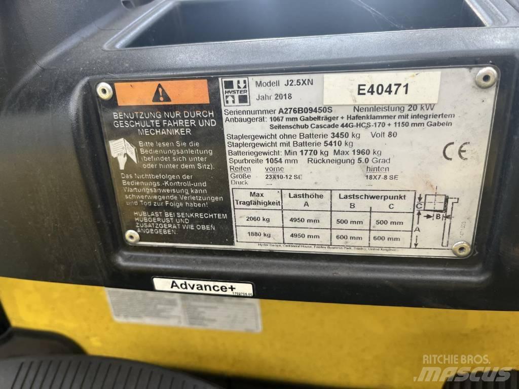 Hyster J2.5XN Електронавантажувачі