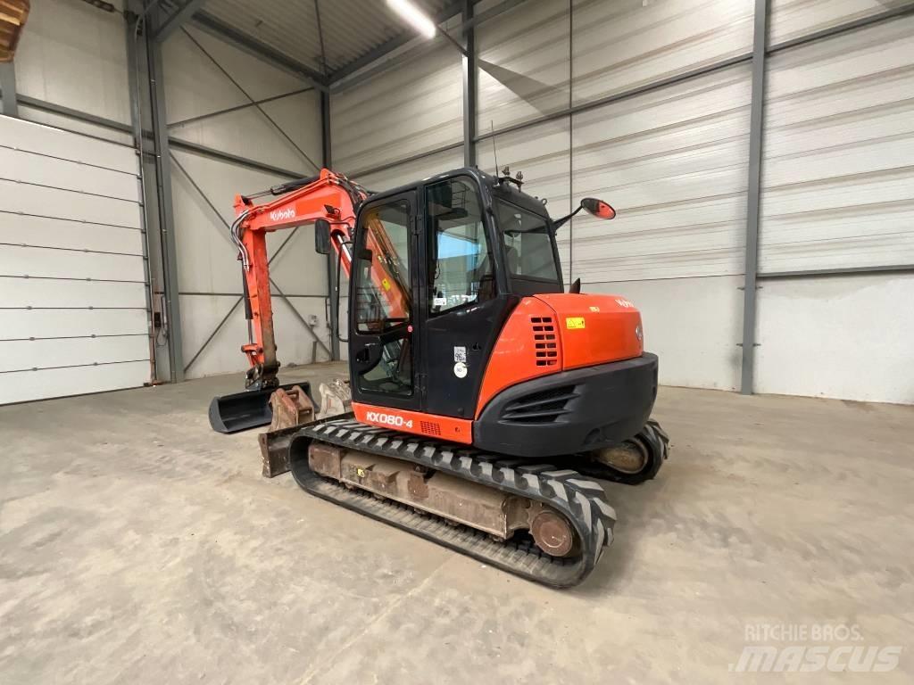 Kubota KX 080-4 Середні екскаватори 7т. - 12т.