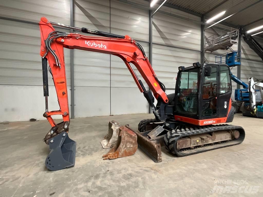 Kubota KX 080-4 Середні екскаватори 7т. - 12т.