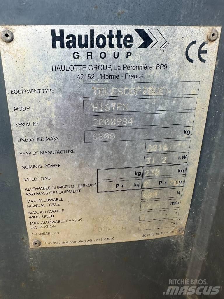 Haulotte H 16 TPX Телескопічні підйомники