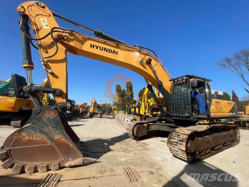 Hyundai Robex 520 VS Гусеничні екскаватори
