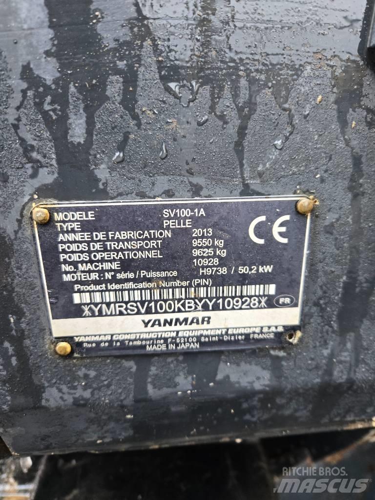 Yanmar SV 100-1A Середні екскаватори 7т. - 12т.
