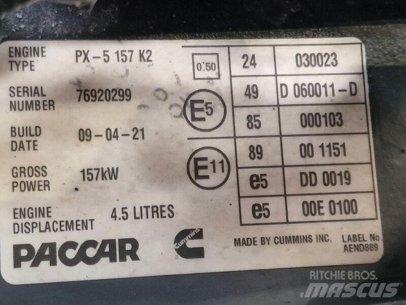 DAF PX-5 157 K2 Двигуни
