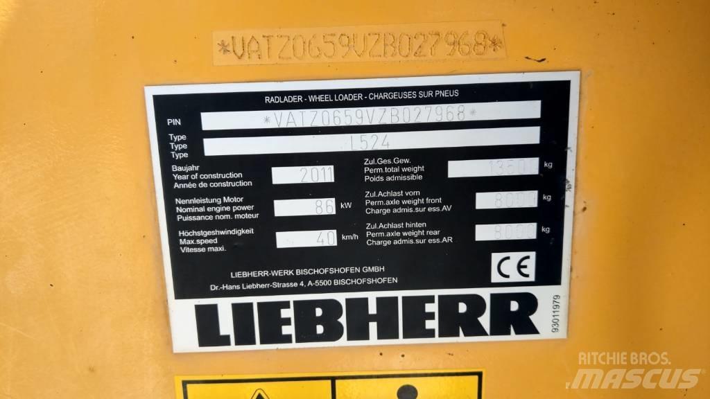 Liebherr L 524 Фронтальні навантажувачі