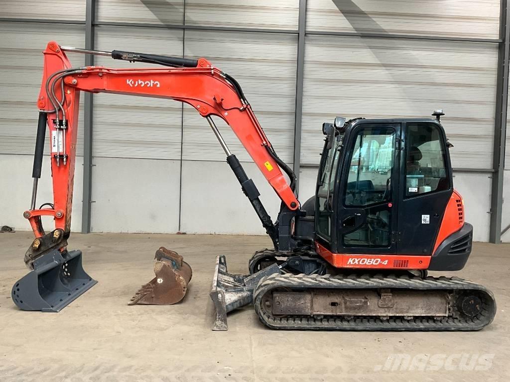 Kubota KX 080-4 Середні екскаватори 7т. - 12т.