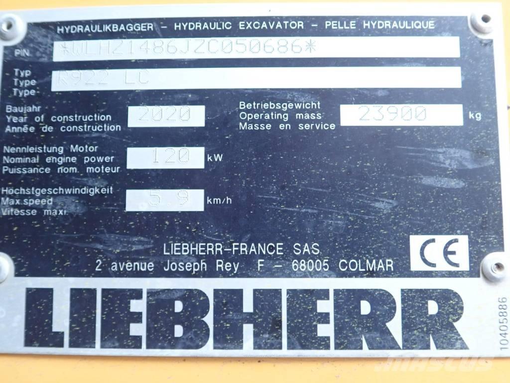 Liebherr R 922 LC Гусеничні екскаватори