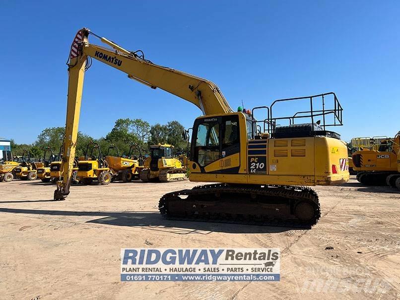 Komatsu PC 210 LC Екскаватори з великим вилітом