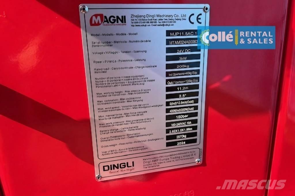 Magni MJP 11.5 | 2024 Колінчаті підйомники