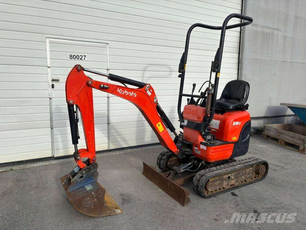 Kubota U 10-3 Міні-екскаватори < 7т
