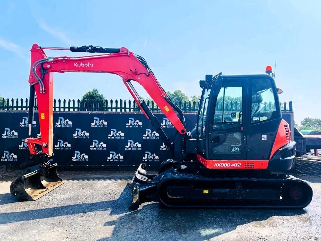 Kubota KX 080-4 Середні екскаватори 7т. - 12т.