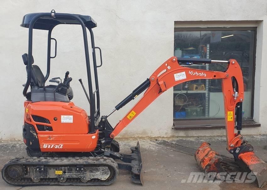 Kubota U 17-3 Міні-екскаватори < 7т