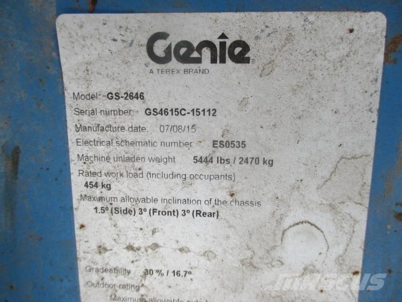 Genie GS 2646 Підйомники-ножиці