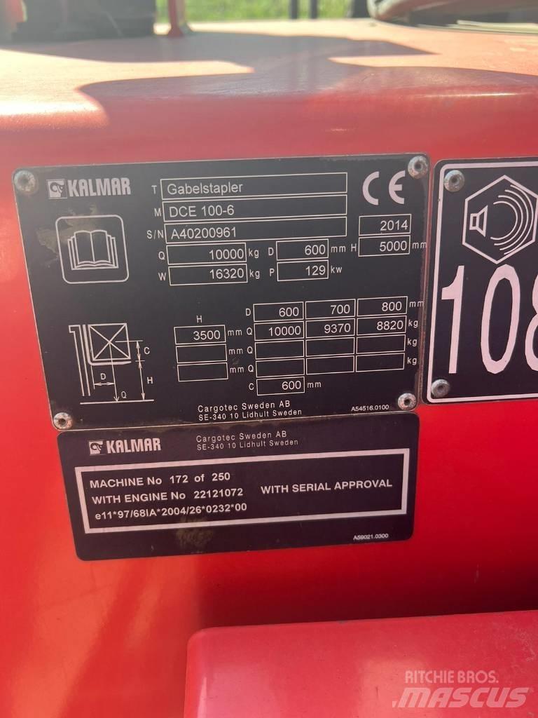 Kalmar DCE100-6 Дизельні навантажувачі